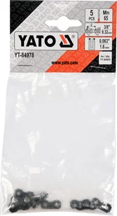 Yato ZESTAW OGNIW ŁĄCZĄCYCH DO ŁAŃCUCHA 3/8" 0,063" 5SZT Yato YT-84978 ZYSKAJ RABAT 30 ZŁ YT-84978 - Łańcuchy i liny stalowe - miniaturka - grafika 3