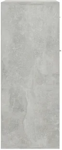 vidaXL Szafka, betonowa szarość, 60 x 30 x 75 cm, płyta wiórowa - Komody - miniaturka - grafika 9