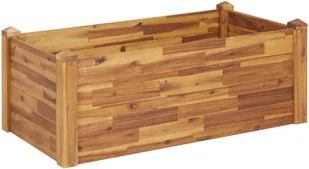 vidaXL Donica ogrodowa, 110x60x44 cm, lite drewno akacjowe - Donice - miniaturka - grafika 2