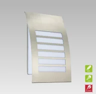 Lampy ogrodowe - Prezent Kinkiet ogrodowy 1X11W E27 Stal szczotkowana 61035 PRISMA 61035 - miniaturka - grafika 1