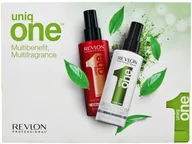 Maski do włosów - Revlon Zestaw Uniq One maska, odżywka czerwona + green tea 2 x 150ml - miniaturka - grafika 1