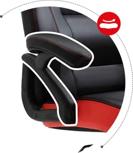 Huzaro Fotel gamingowy Huzaro FORCE 4.2 RED - Fotele gamingowe - miniaturka - grafika 17