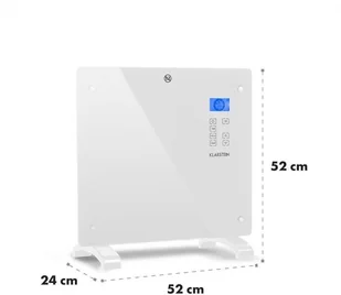 Klarstein Klarstein Norderney Grzejnik konwekcyjny termostat timer 1000 W 20 m kolor biały ACO14-Norderney1000W - Ogrzewanie przenośne - miniaturka - grafika 8