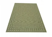 Dywany - Balta DYWAN SZNURKOWY NATURA 80x150KRATKA OLIWKA - miniaturka - grafika 1