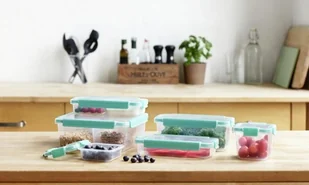 Plast Team POJEMNIK NA ŻYWNOŚĆ PODWÓJNY COPENHAGEN 1190+1190 ML 5223 - Pojemniki kuchenne - miniaturka - grafika 4