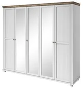 Szafy - Helvetia Szafa pięciodrzwiowa EVORA S 21 Abisko Ash + Dąb Lefkas 247DJU21 - miniaturka - grafika 1