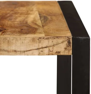 vidaXL Stół jadalniany, 180 x 90 x 75 cm, lite drewno mango - Stoły - miniaturka - grafika 3