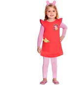Stroje karnawałowe - AMSCAN Kostium Świnka Peppa dla dziewczynki 9905929 - miniaturka - grafika 1