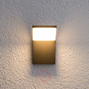 Lampenwelt NEVIO - zewnętrzna lampa ścienna LED - Lampy ogrodowe - miniaturka - grafika 3