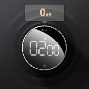 Baseus Baseus Heyo Rotation | Stoper kuchenny minutnik timer cyfrowy magnetyczny ACDJS-01 - Zegary - miniaturka - grafika 4