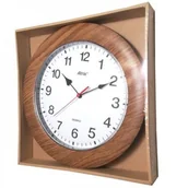 Zegary - Atrix Zegar z drewnopodobną ramką / jasny dąb T1217JD - miniaturka - grafika 1