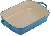 Patelnie - Le Creuset Signature Cast Iron Rectangular Roaster, 33 cm LS2011-3359 - miniaturka - grafika 1