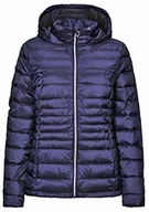 Kurtki i kamizelki sportowe damskie - Killtec Zhyla damska kurtka pikowana, o wyglądzie puchu, z kapturem, do spakowania, do poduszki pod kark, słup wody 10 000 mm, bez PFC, niebieski, 46 - miniaturka - grafika 1