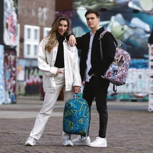 XD Design Plecak antykradzieżowy miejski XD Design Bobby Soft Art Art - graffiti P705.868 - Plecaki - miniaturka - grafika 21