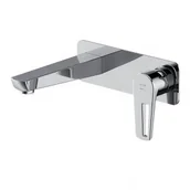 Baterie umywalkowe - CERSANIT CERSANI S951-357 BATERIA UM PODTYNKOWA MILLE Z BOKSEM CHROM KOREK KLIK-KLAK METAL - miniaturka - grafika 1