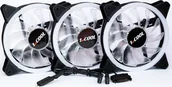 Wentylatory komputerowe - 1stCOOL Wentylator  AURA EVO F12 ARGB 3-pack KIT-AURA-EVO-1 KIT-AURA-EVO-1 - miniaturka - grafika 1