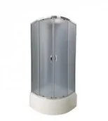 Kabiny prysznicowe - Durasan PARMA CREPY DARK WK 80 80x80 - miniaturka - grafika 1