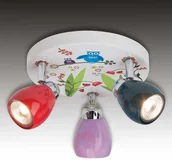 Lampy sufitowe - Brilliant Lampa sufitowa Birds, kolorowa G56034/72 - miniaturka - grafika 1