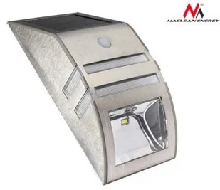 Maclean Kinkiet solarny MCE118S z czujnikiem ruchu silver - Lampy ogrodowe - miniaturka - grafika 2