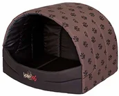 Legowiska dla psów - Hobbydog na temat łóżko dla psa, rozmiar 2, jasnobrązowy z łapy Print - miniaturka - grafika 1