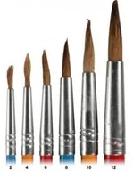 Scrapbooking - . PEDZLE ART.DO AKWARELI 252B STOZKOWE ROZMIAR 2,4,6,8,10,12 B - miniaturka - grafika 1