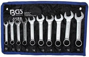 BGS zestaw kluczy płasko-oczkowy, "krótki", 10 19 MM, 10-częściowy, 1188 - Zestawy narzędziowe BGS zestaw kluczy płasko-oczkowy, "krótki", 10 19 MM, 10-częściowy, 1188 - Zestawy narzędziowe - miniaturka - grafika 1