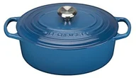 Naczynia żaroodporne - Le Creuset Signature brytfanna żeliwna, owalna, odporna na zadrapania, do wszystkich rodzajów kuchenek, do piekarnika, zamrażarki, zmywarki 21178272002430 - miniaturka - grafika 1