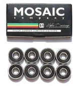 Deski snowboardowe - MOSAIC łożyska MOSAIC SUPER 1 TYLER SURREY BEARINGS ABEC7 Black - miniaturka - grafika 1