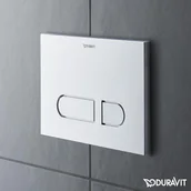 Przyciski spłukujące - Duravit Duravit DuraSystem Przycisk spłukujący do WC chrom WD5001021000 - miniaturka - grafika 1
