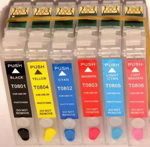Epson Kartridże zamienne napełnialne wieczne chipy T0801-806 P50/R285/380 RX560 catalog67995 - Dodatki do drukarek i skanerów Epson Kartridże zamienne napełnialne wieczne chipy T0801-806 P50/R285/380 RX560 catalog67995 - Dodatki do drukarek i skanerów - miniaturka - grafika 1