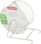 Akcesoria dla gryzoni - Zolux Kołowrotek metalowy 11 cm kol beżowy - miniaturka - grafika 1