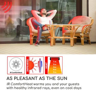 Blumfeldt Blumfeldt Gold Bar 2000 Swing, grzejnik promiennikowy na podczerwień, 2000 W, oscylacja w zakresie 60° GQM2-Gold Bar2000S W - Ogrzewanie przenośne Blumfeldt Blumfeldt Gold Bar 2000 Swing, grzejnik promiennikowy na podczerwień, 2000 W, oscylacja w zakresie 60° GQM2-Gold Bar2000S W - Ogrzewanie przenośne - miniaturka - grafika 2