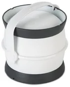 Sprzęt podróżny i transportery dla psów - Curver Curver Zestaw podróżny na karmę i wodę biały/szary - miniaturka - grafika 1