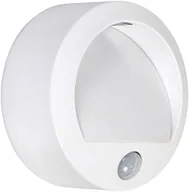 Lampy ogrodowe - Rabalux Amarillo Biała z czujnikiem ruchu i zmierzchu LED 1,5W 3000K IP44 Lampa zewnętrzna schodowa 7980 7980 - miniaturka - grafika 1