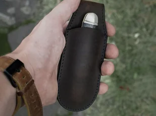 Boker Noże Etui magnetyczne Solingen brązowe duże 09BO292 - Akcesoria do noży - miniaturka - grafika 2