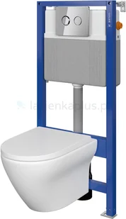 Cersanit LARGA zestaw podtynkowy SET B333 AQUA 52 S701-474 S701-474 - Stelaże i zestawy podtynkowe do WC - miniaturka - grafika 2