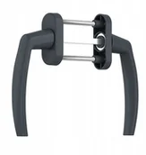 Akcesoria do okien - Klamka Victory balkonowa dwustronna Antracyt - miniaturka - grafika 1