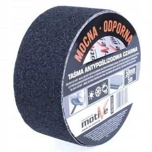 Taśma Antypoślizgowa schodowa czarna 50mm x 5mb - Folie i taśmy malarskie - miniaturka - grafika 2