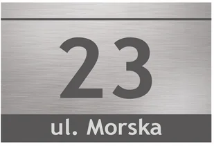 Tabliczka Adresowa z numerem domu tablica 30x20 cm - Numery na dom - miniaturka - grafika 2