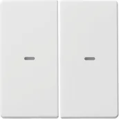 Systemy inteligentnych domów - Berker Hager Hager KNX easy Q.1/Q.3 biały Klawisz z soczewką do modułu przycisku 2-krotnego B_80960329 - miniaturka - grafika 1
