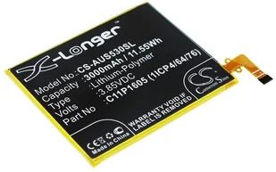 Cameron Sino Asus ZenFone 3 Deluxe C11P1605 1ICP4/64/76) 3000mAh 11.55Wh Li-Polymer 3.85V Cameron Sino) - Akcesoria do kas i terminali - miniaturka - grafika 2