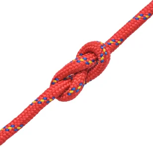 Linka vidaXL żeglarska z polipropylenu, 6 mm, 100 m, czerwona vidaXL - Łańcuchy i liny stalowe - miniaturka - grafika 2