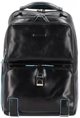 Plecaki - Piquadro Blue Square Business Plecak skórzana 42 cm przegroda na laptopa black CA4894B2-N - miniaturka - grafika 1
