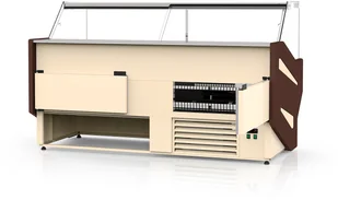 Rapa Lada chłodnicza z szybą prostą, pionową, blatem ze stali nierdzewnej (płótno), 1530x1070x1220 mm | L-F 153/107 L-F/153/107 - Szafy i witryny chłodnicze - miniaturka - grafika 8