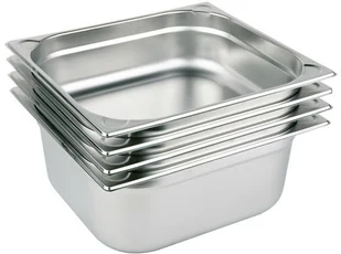 APS pojemnik GN 1/1 100 MM głębokości ,14 litrów ,530 X 325 MM stal nierdzewna (81104) - Pojemniki kuchenne - miniaturka - grafika 2