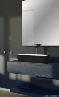 Besco Assos B&W 40x50x15 UMD-A-NBBW - Umywalki - miniaturka - grafika 4