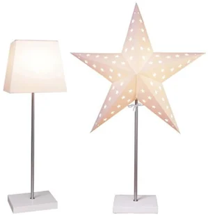 Best Season Lampa deko Combi Pack - gwiazda i klosz biała - Oświetlenie świąteczne - miniaturka - grafika 5