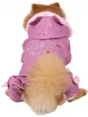 Ubranka dla psów - Doggy Dolly DOGGY DOLLY Kombinezon Glitz&Glamour różowy XS 18-20 cm/31-33 cm - miniaturka - grafika 1