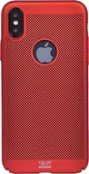 Etui i futerały do telefonów - COLORBLOCK Beetlecase twarda obudowa do iPhone XS, perforowana, czerwona CBPCOVPERFIP8R - miniaturka - grafika 1