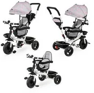 Rowerki trójkołowe - Stars Rowerek trójkołowy 3w1 obracany Stars S-66491 - miniaturka - grafika 1